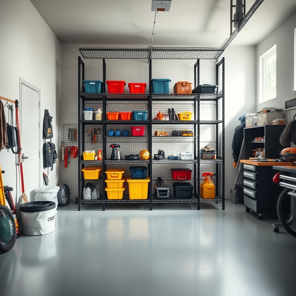 garage shelving product view