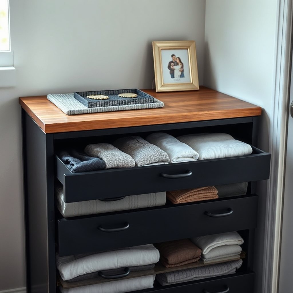 dresser organizer in action