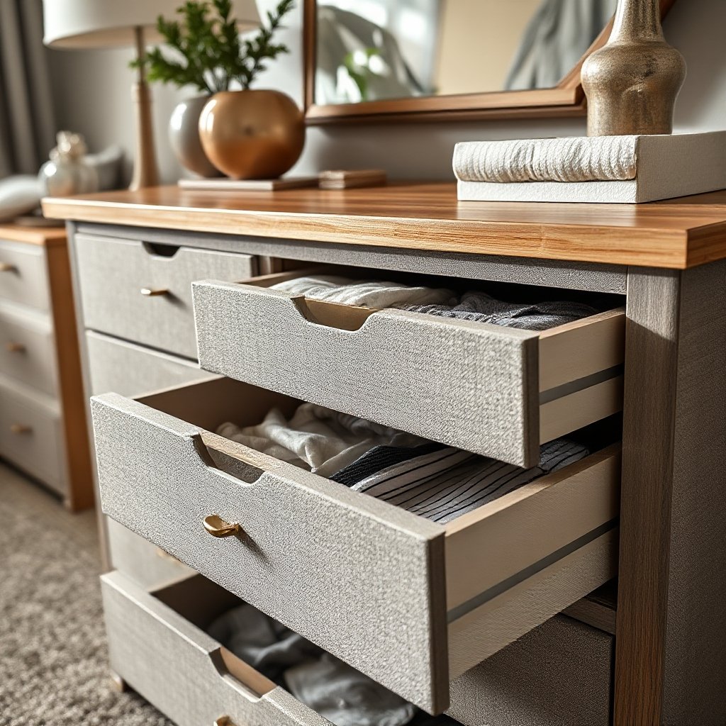 bedroom dresser in action