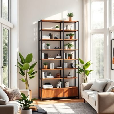 Home 23 narrow book shelf